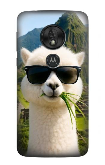 S4069 Alpaca Sunglasses Case For Motorola Moto G7 Power